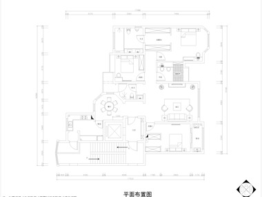 本案為現(xiàn)代風格，材質(zhì)上運用了爵士白磚、墻紙及硬包，