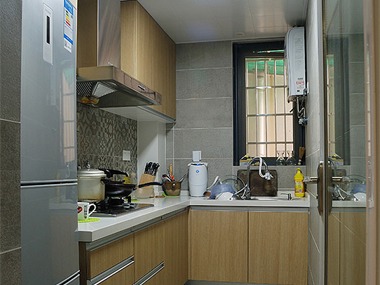现代厨房橱柜实景图
