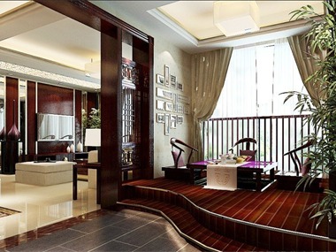 中国传统的室内设计融合了庄重与优雅双重气质