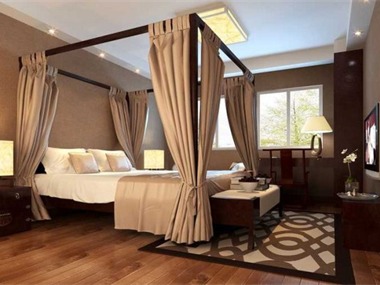 新中式家装案例卧室